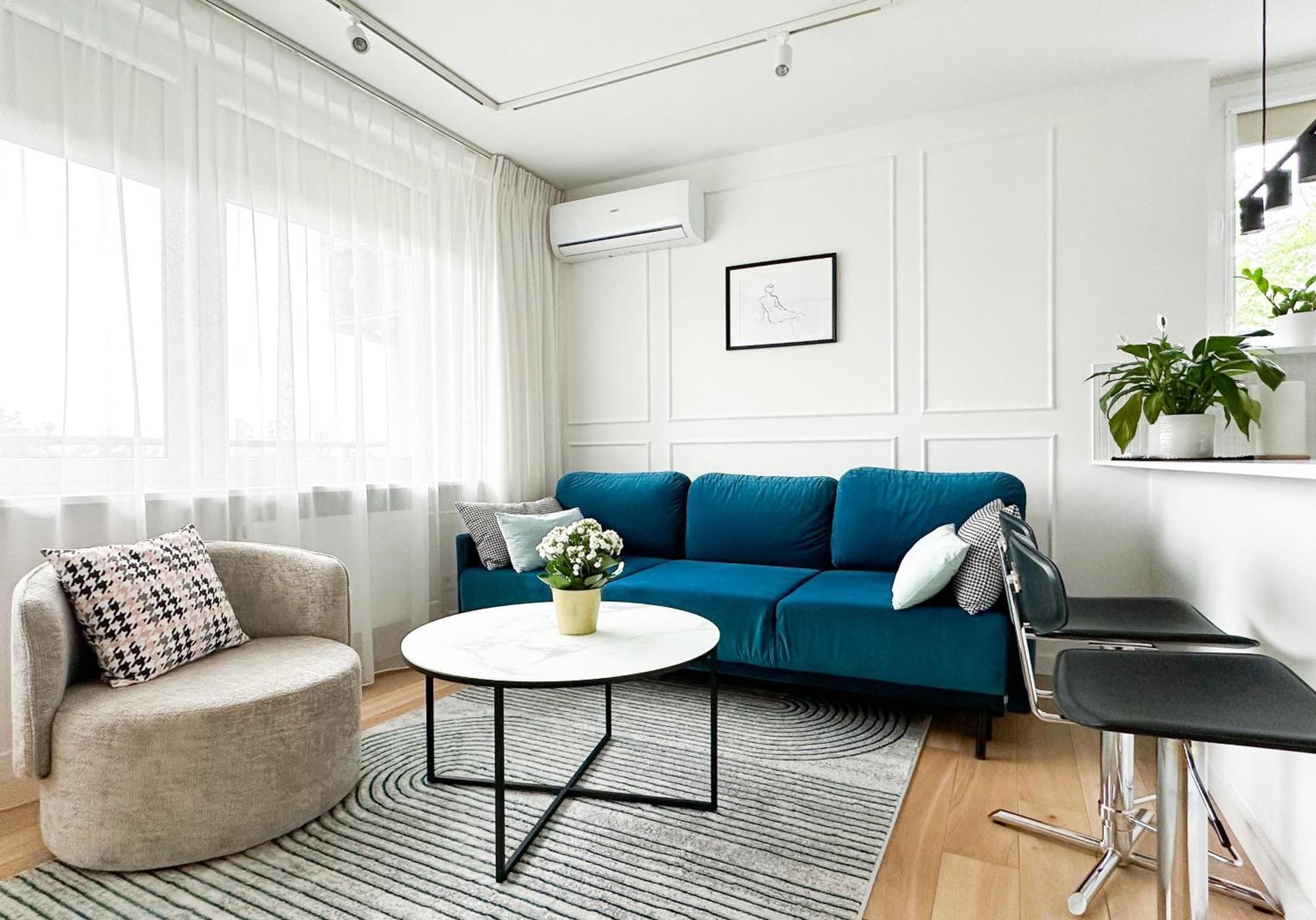 Stylowy Apartament Przy Metrze Варшава Экстерьер фото